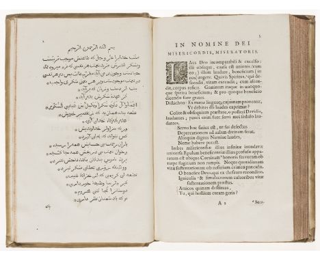Persian literature.- Sa'di (Abu 'Abd Allah Musharrif al-Din) Rosarium politicum..., translated by Georgius Gentius, text in P
