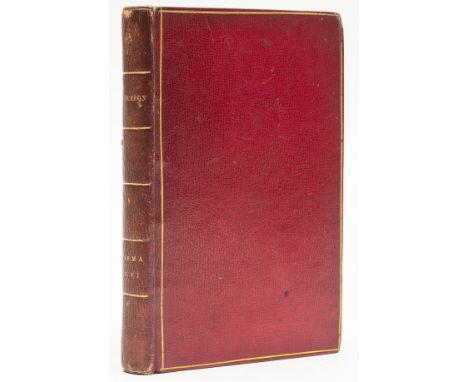 NO RESERVE Bodoni.- Greek printing.- Anacreon. Teiou Mele [graece]. Praefixo Commentario quo poëtae genus trad. et Bibl. Anac