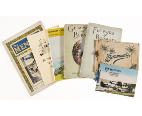 NO RESERVE West Indies.- Bermuda.- Tucker (Ethel &amp; Catherine F.) Glimpses of Bermuda, 12 tipped-in colour plates, occasio