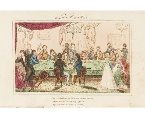 Gambling.- Clubs.- Persius (Charles) Rouge et Noir. The Academicians of 1823; or the Greeks of the Palais Royal, and the Club