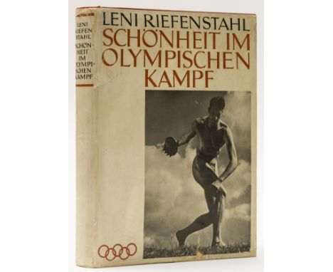 Olympics.- Riefenstahl (Leni) Schönheit im Olympischen Kampf, first edition, illustrations, original cloth, dust-jacket, a li