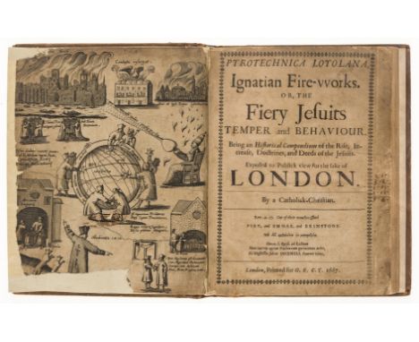 NO RESERVE Jesuits &amp; the Great Fire of London.- Pyrotechnica Loyolana, Ignatian Fire-works. or, the Fiery Jesuits Temper 