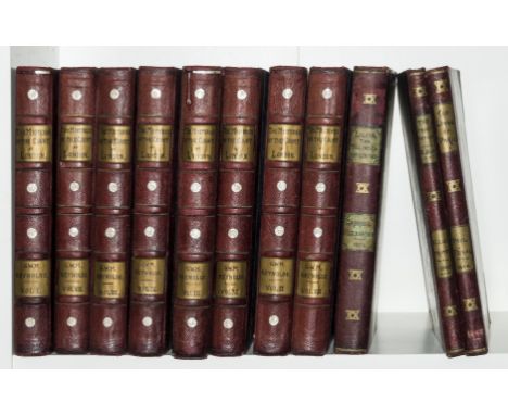 NO RESERVE London.- Reynolds (George W. M.) The Mysteries of the Court of London, 8 vol., first edition, illustrations, vol.1