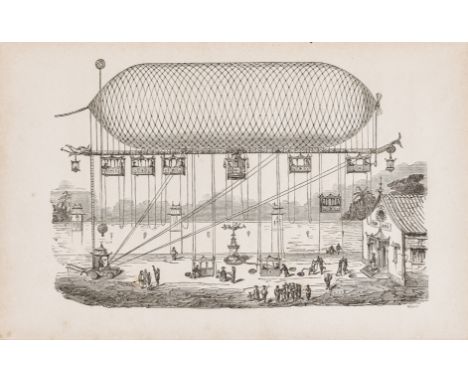 Balloon voyage in China.- Mareschal (Jules) La navigation aerienne en Chine. Relation d'un voyage accompli en 1860 entre Fout