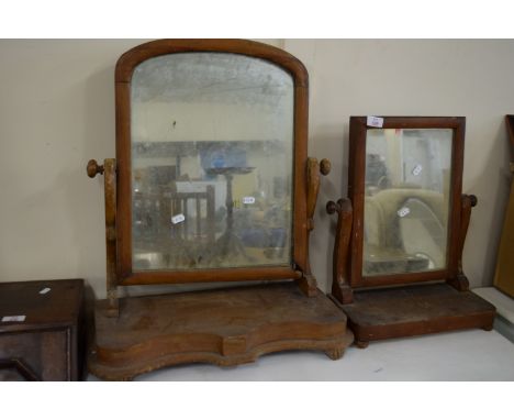 TWO VINTAGE SWING MIRRORS