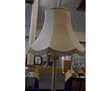 PAINTED WOOD LAMP STANDARD