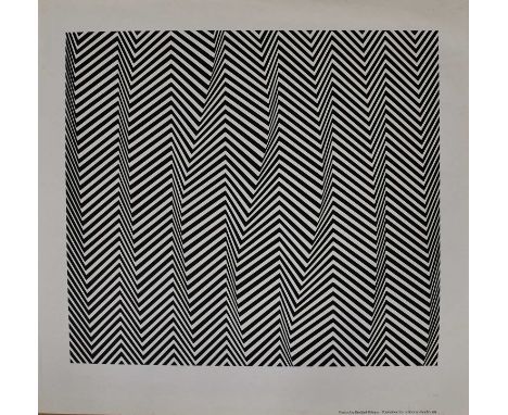 Bridget Riley CH CBE (born 1931)Posteroffset lithograph published by Editions Alectounsigned79 x 76cm.   