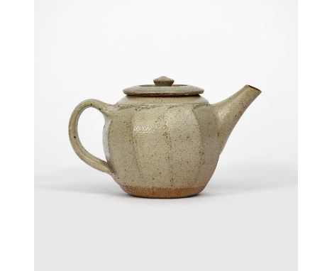 Richard Batterham (1936-2021)a salt-glaze stoneware teapot and cover, cut sided formunsigned, 11.5cm. high (2) ProvenanceThe 