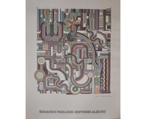 Sir Edouardo Paolozzi CBE RA (1924-2005)Selasa, screen print, Editions Alecto, published by PSA,unsigned, signed in the print
