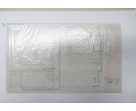 A quantity of assorted architectural plans and technical drawings, (qty).