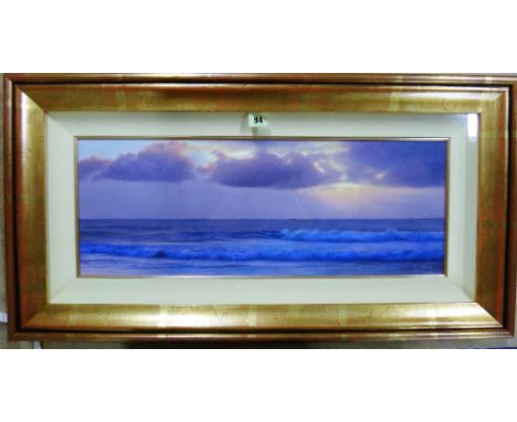 W Corbitt (20th/21st Century), Seascape, pastel, signed, 22.5cm x 62cm. 