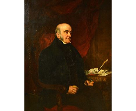 Sir Francis Grant (1810-1878), Portrait of Mr Rawson, oil on canvas, 125cm x 100cm. Illustrated.