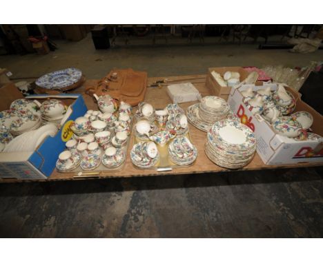 An Extensive Royal Cauldon " Victoria "tea and dinner service comprising tureens, tea and coffee pots, cups, saucers, side, d