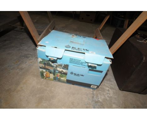 A Boxed as new K E W Holly pressure washer.