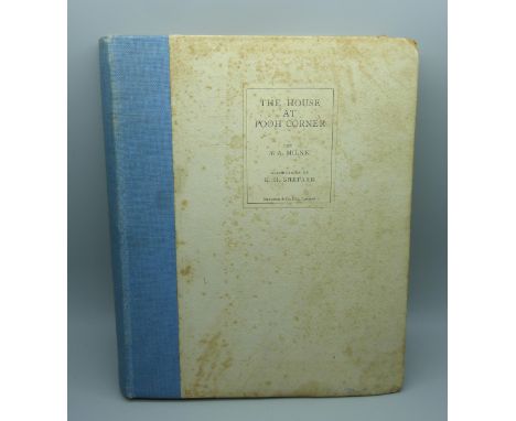 The House at Pooh Corner, by A.A. Milne, with decorations by Ernest H. Shepard, published by Methuen &amp; Co. Ltd, 1928 firs