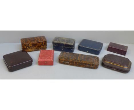 Vintage jewellery boxes 