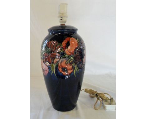 Moorcroft lamp base H 33 cm