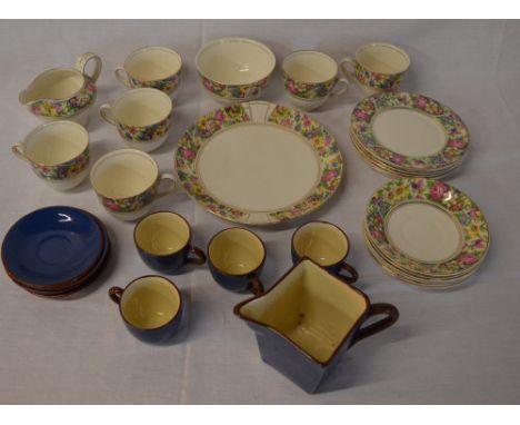 Ceramic plates, cups, saucers etc