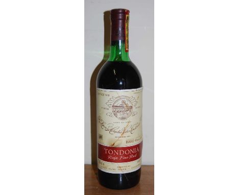 R. Lopez de Heredia vina Tondonia Reserva, 1978, Rioja, five bottles (5)