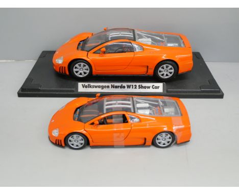 Two model vehicles, VW Nardo W12 Show Car