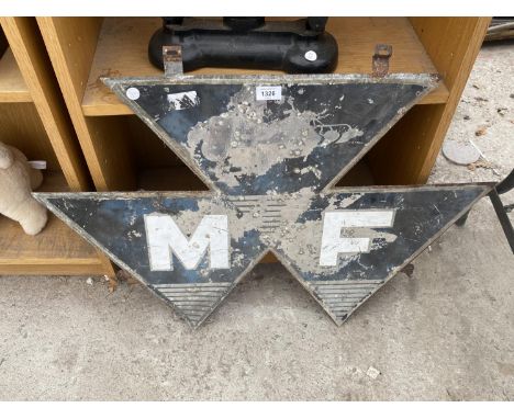 AN ORIGINAL ENAMEL MASSEY FERGUSON SIGN 