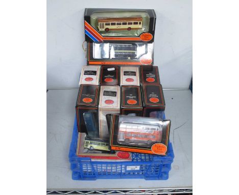 Twelve 1:76th Scale Diecast Model Buses by EFE to include #17502 Leyland National MKII - South Yorkshire, boxed.