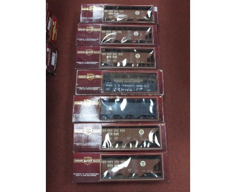 Seven Bachmann 'Big Haulier' 'G' Gauge Boxed Items of U.S.A Outline Rolling Stock, comprising five Ref No 98214 three bay hop