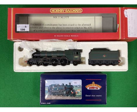 Two 'OO' Gauge/4mm Boxed Steam Locomotives, comprising a Class A3 4-6-2 "Diamond Jubilee" BR green R/No 60046 with eight whee