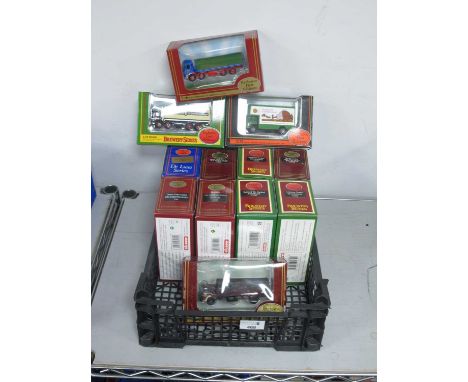 Twelve 1:76th Scale Diecast Model Commercial Vehicles by EFE to include #13203 Atkinson Tanker - Mackeson, boxed.