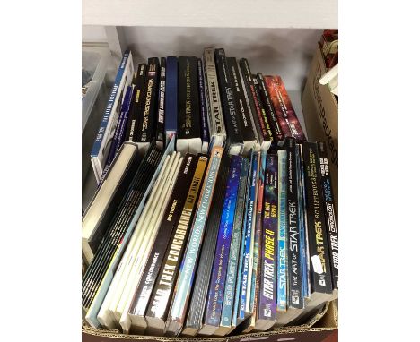 A Collection of Star Trek Themed Books and Publications to include Star Fleet Technical Manual, Federation The First 150 Year