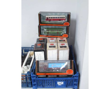 Twelve 1:76th Scale Diecast Model Buses and Commercial Vehicles by EFE to include 20 Years Exclusive First Editions Anniversa