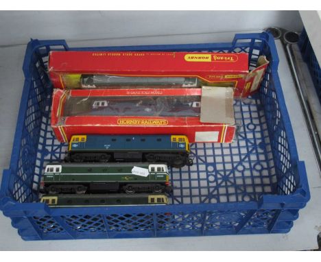 Five 'OO' Gauge/4mm Bo-Bo Diesel Locomotives, comprising three unboxed Lima Class 33, a BR blue R/No 33105 and BR green R/No'
