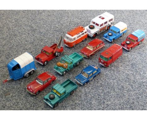 Eleven Corgi models