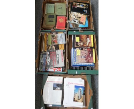 Five boxes of hardback books, including architectural and historic subjects