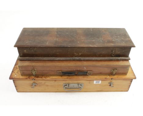 Two fitted boxes with tools one by SPEAR & JACKSON and another empty box by J SWIFT G