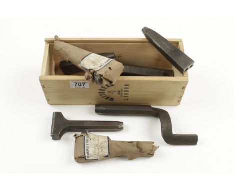 Ten unused riveting ? punch type tools by MARPLES N