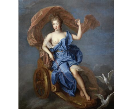 Circle of Pierre Gobert (Fontainebleau 1662-1744 Paris)Portrait of Mademoiselle de Blois (1677-1749) as Venusoil on canvas 11
