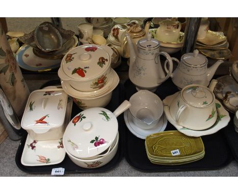 Egersund of Norway tablewares, a Noritake cream and gilt decorated teaset, Axis pottery plates and other wares etc Condition 