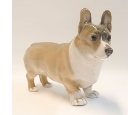 A Royal Copenhagen figure of a Welsh Corgi, no 4593 Condition Report: nice condition. 