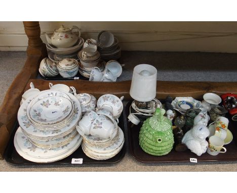A Paragon Enchantment pattern tea and dinner service, other teawares, ornaments etc Condition Report: Condition report not av