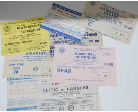 A collection of modern ticket stubs Condition Report: Available upon request