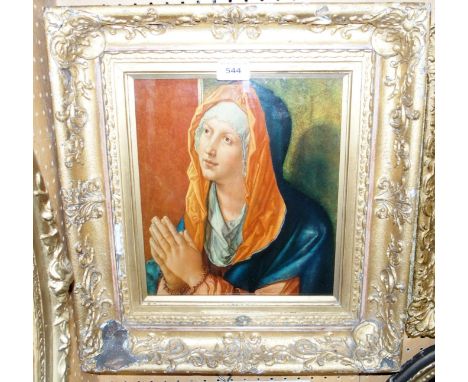 AFTER ALBRECHT DURER Woman in prayer, Medici print, 30 x 25cm Condition Report: Available upon request
