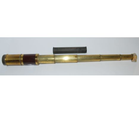 A pocket four drawer telescope and vintage measuring device (2) Condition Report: Available upon request
