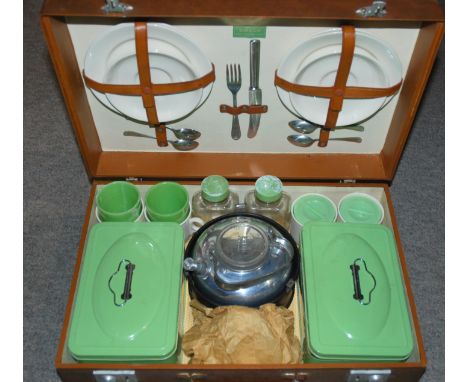 A Sirram cased picnic set Condition Report: Available upon request