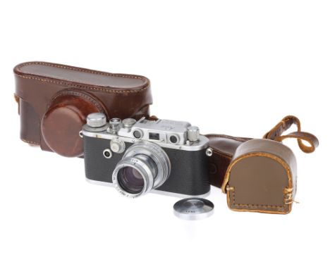 A Reid &amp; Sigrist Reid III Rangefinder Camera,1947-65, chrome, serial no. P1343, with Taylor Hobson Anastigmat f/2 2" lens