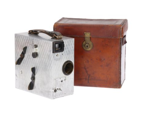 A Newman Sinclair Auto Kine Motion Picture Camera,1928-30, aluminium, serial no. 259, body, G, motor working