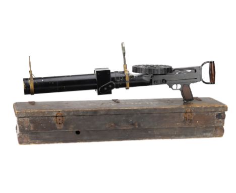 A Thornton Pickard Hythe Type III Aerial Camera, 1915-18, black, serial no. 478, body, G, shutter working, complete with sigh