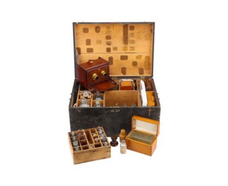An Exceptional Mid-19th Century Wetplate Outfit, By Murray &amp; Heath,English, c.1860, the camera along with many accessorie