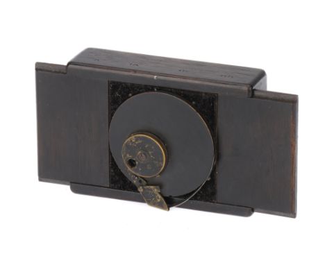 An Unusual Post Office-Type Camera,English, c.late 19th Century, unmarked, of unusual construction consisting of a camera bod