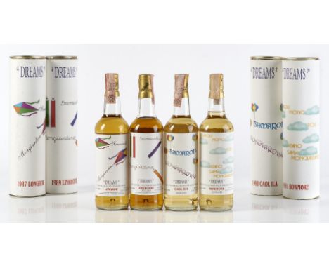 Selezione Single Malt Scotch Whisky Dreams Samaroli Mongiardino Bowmore 1991 Islay Confezione originale Original box (1 bt 0,